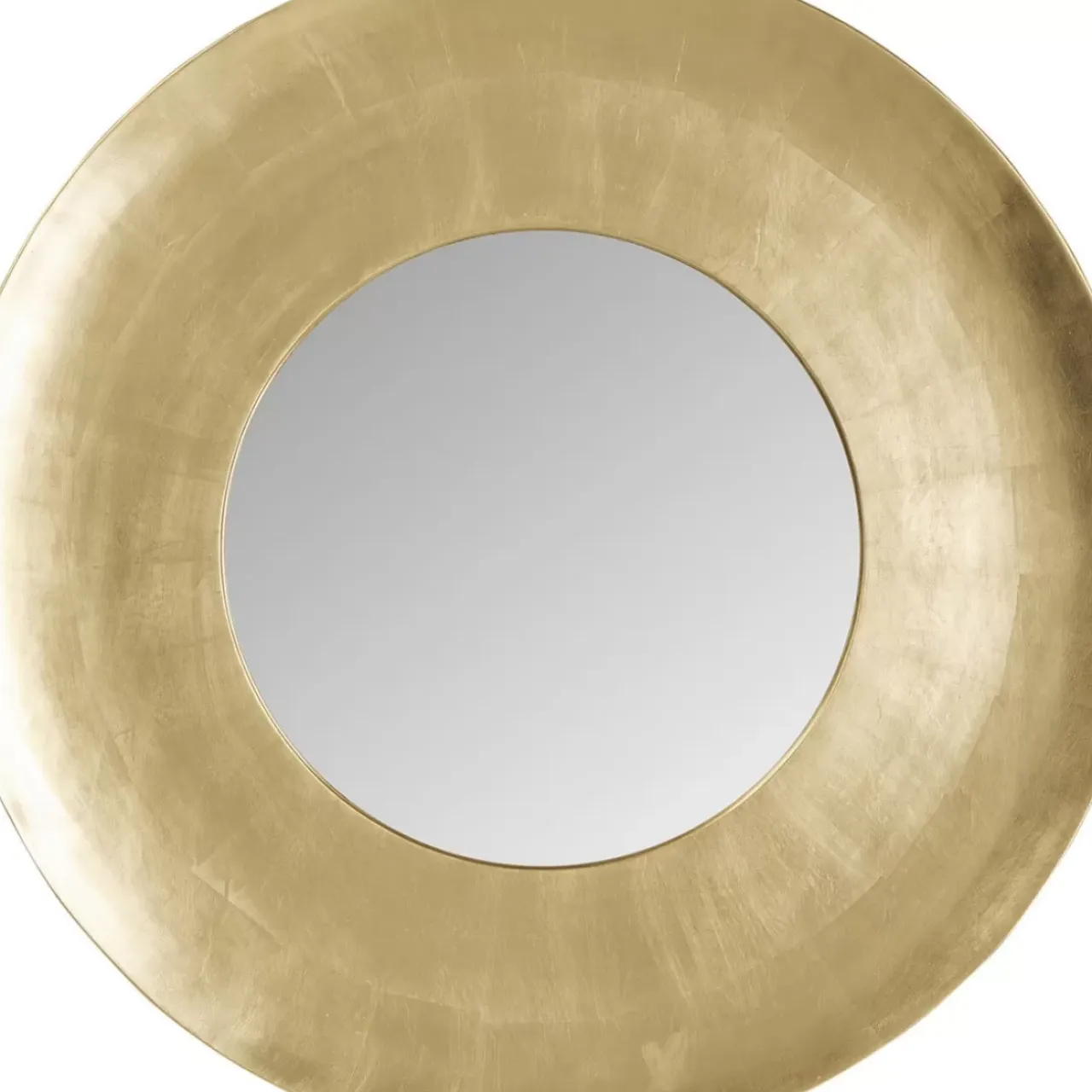 Spiegel-KARE Design Wandspiegel Planet Gold O108Cm