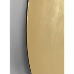 Spiegel-KARE Design Wandspiegel Planet Gold O108Cm