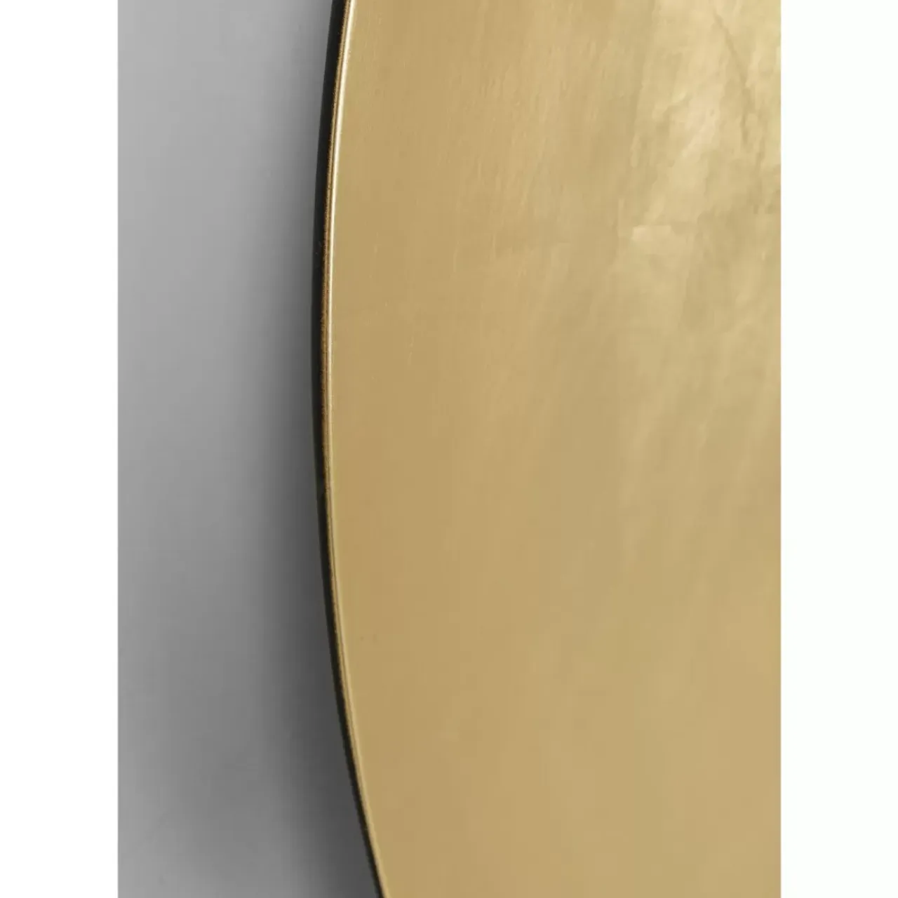 Spiegel-KARE Design Wandspiegel Planet Gold O108Cm
