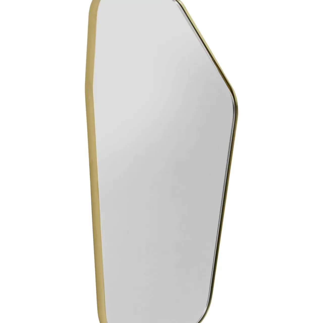 Spiegel-KARE Design Wandspiegel Shape Brass 64X94,5Cm