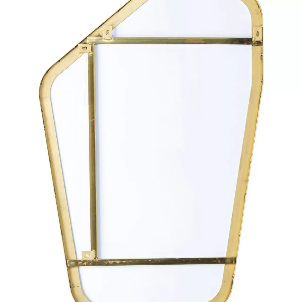 Spiegel-KARE Design Wandspiegel Shape Brass 64X94,5Cm