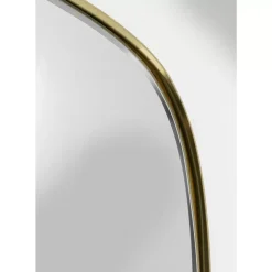 Spiegel-KARE Design Wandspiegel Shape Brass 110X120Cm