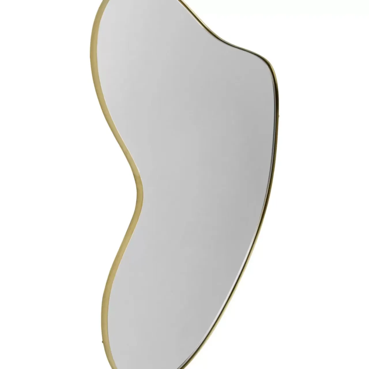 Spiegel-KARE Design Wandspiegel Shape Brass 110X120Cm