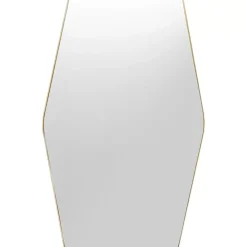 Spiegel-KARE Design Wandspiegel Shape Hexagon Brass 64X94,5Cm