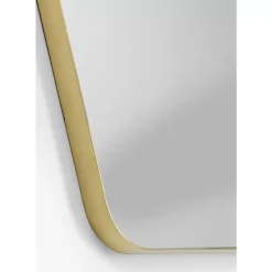 Spiegel-KARE Design Wandspiegel Shape Hexagon Brass 64X94,5Cm