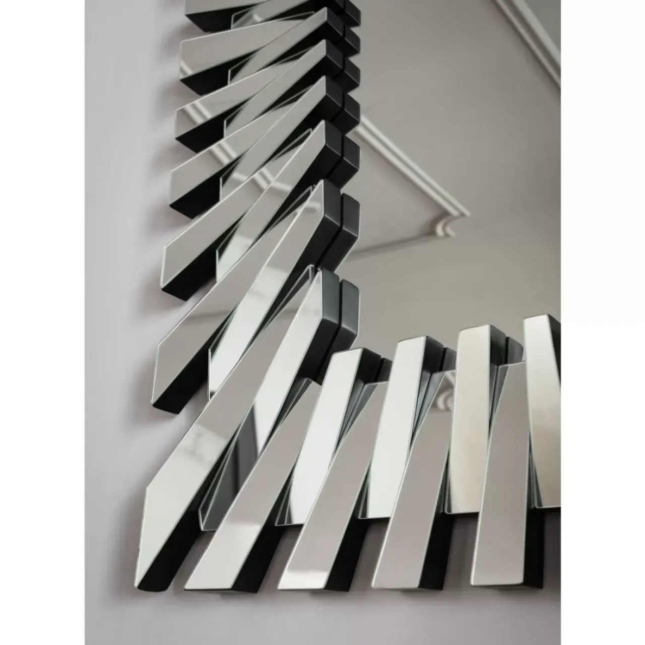 Spiegel-KARE Design Wandspiegel Sprocket 83X120Cm