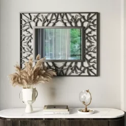 Spiegel-KARE Design Wandspiegel Tree Branch Square 100X82Cm