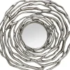 Spiegel-KARE Design Wandspiegel Twiggy Silber O121Cm