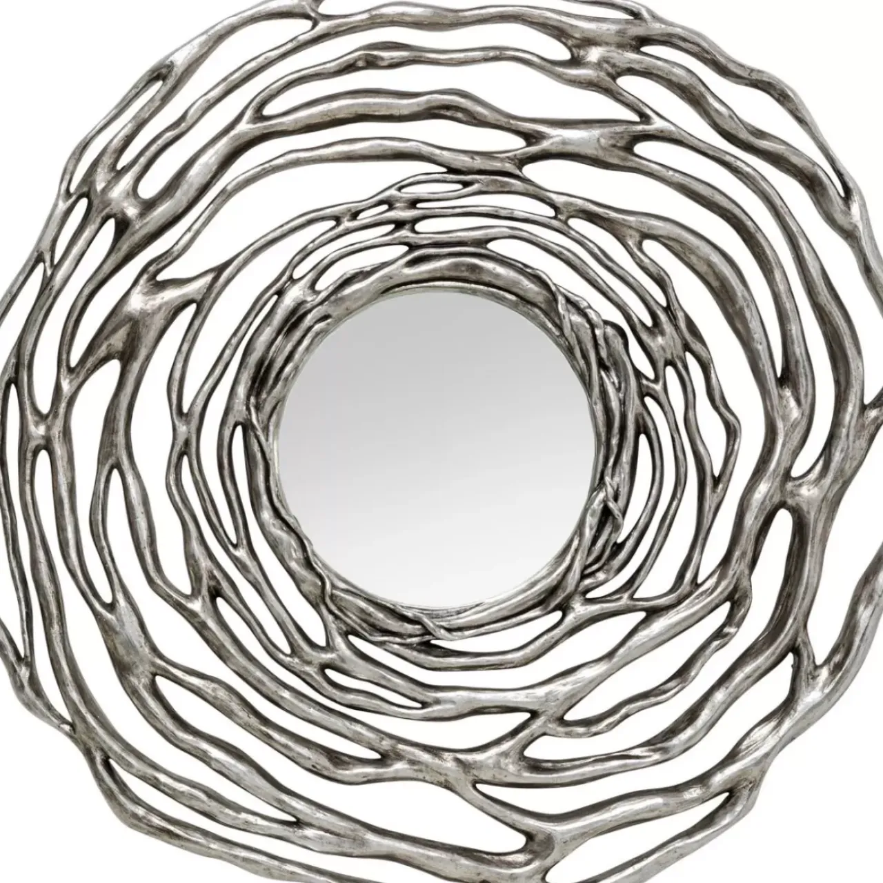 Spiegel-KARE Design Wandspiegel Twiggy Silber O121Cm