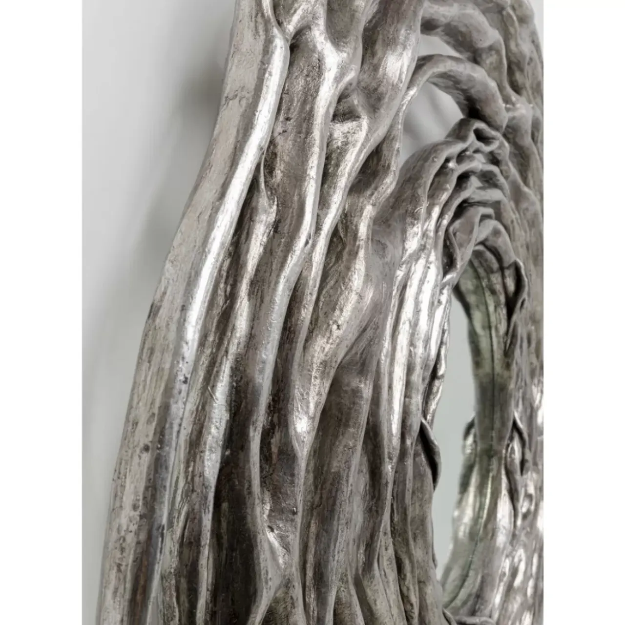 Spiegel-KARE Design Wandspiegel Twiggy Silber O121Cm