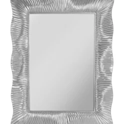 Spiegel-KARE Design Wandspiegel Wavy Silber 94X124Cm
