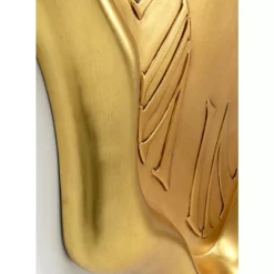Uhren-KARE Design Wanduhr Big Drop Gold 92X127Cm