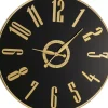 Uhren-KARE Design Wanduhr Casino Schwarz O76Cm