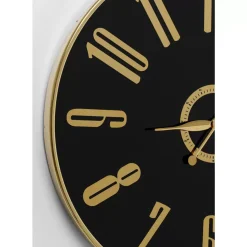 Uhren-KARE Design Wanduhr Casino Schwarz O76Cm