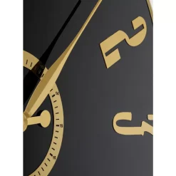 Uhren-KARE Design Wanduhr Casino Schwarz O76Cm