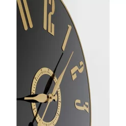 Uhren-KARE Design Wanduhr Casino Schwarz O76Cm