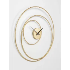 Uhren-KARE Design Wanduhr Circular Gold O74Cm