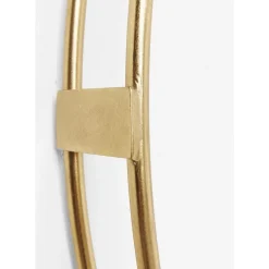 Uhren-KARE Design Wanduhr Clip Gold O107Cm