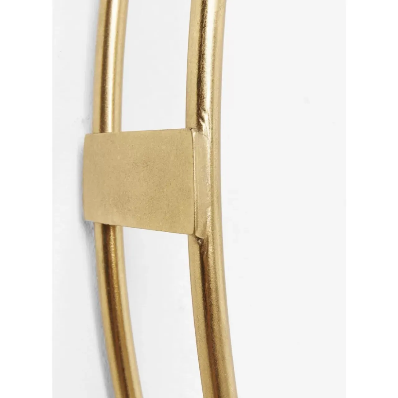 Uhren-KARE Design Wanduhr Clip Gold O107Cm