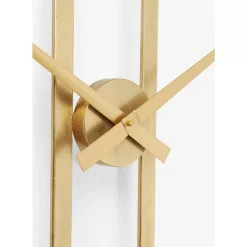 Uhren-KARE Design Wanduhr Clip Gold O107Cm