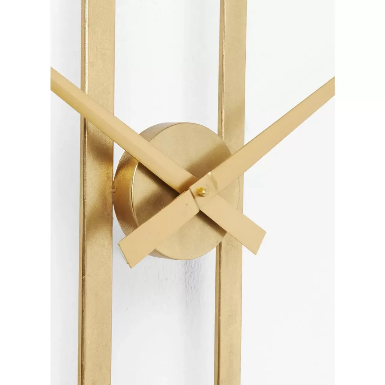 Uhren-KARE Design Wanduhr Clip Gold O107Cm