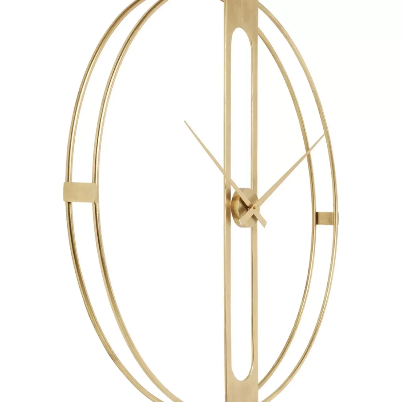 Uhren-KARE Design Wanduhr Clip Gold O107Cm