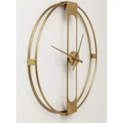 Uhren-KARE Design Wanduhr Clip Gold O60Cm
