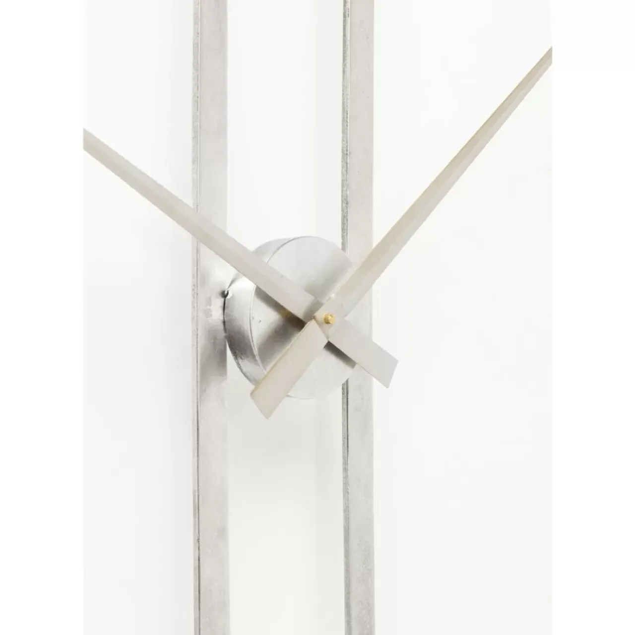 Uhren-KARE Design Wanduhr Clip Silber O60Cm