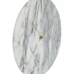 Uhren-KARE Design Wanduhr Desire Marble Weis