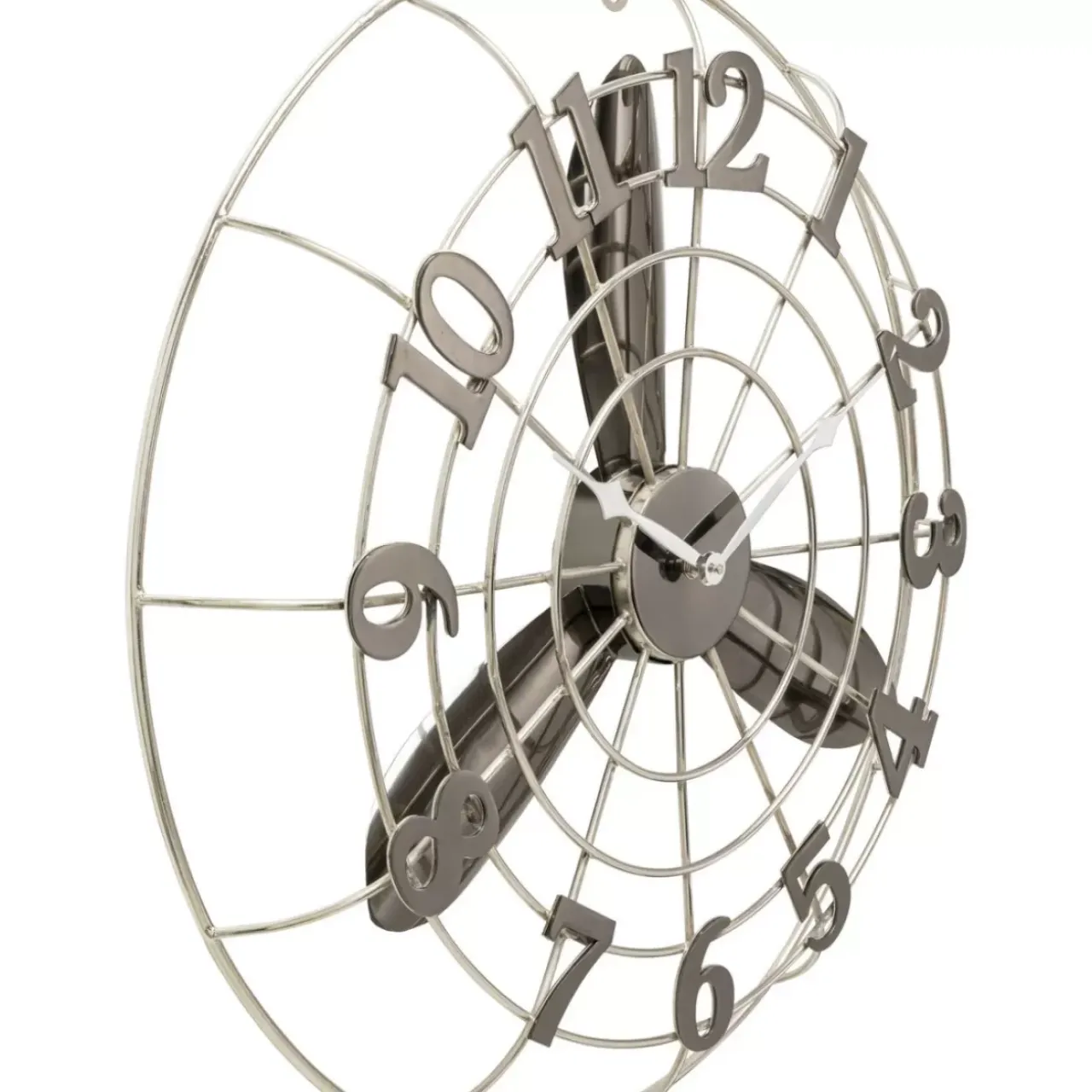 Uhren-KARE Design Wanduhr Fan Blade O61Cm