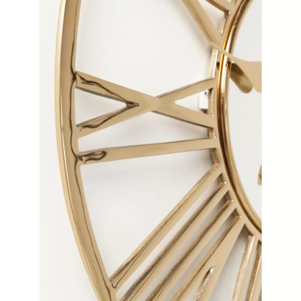 Uhren-KARE Design Wanduhr Giant Gold O80Cm
