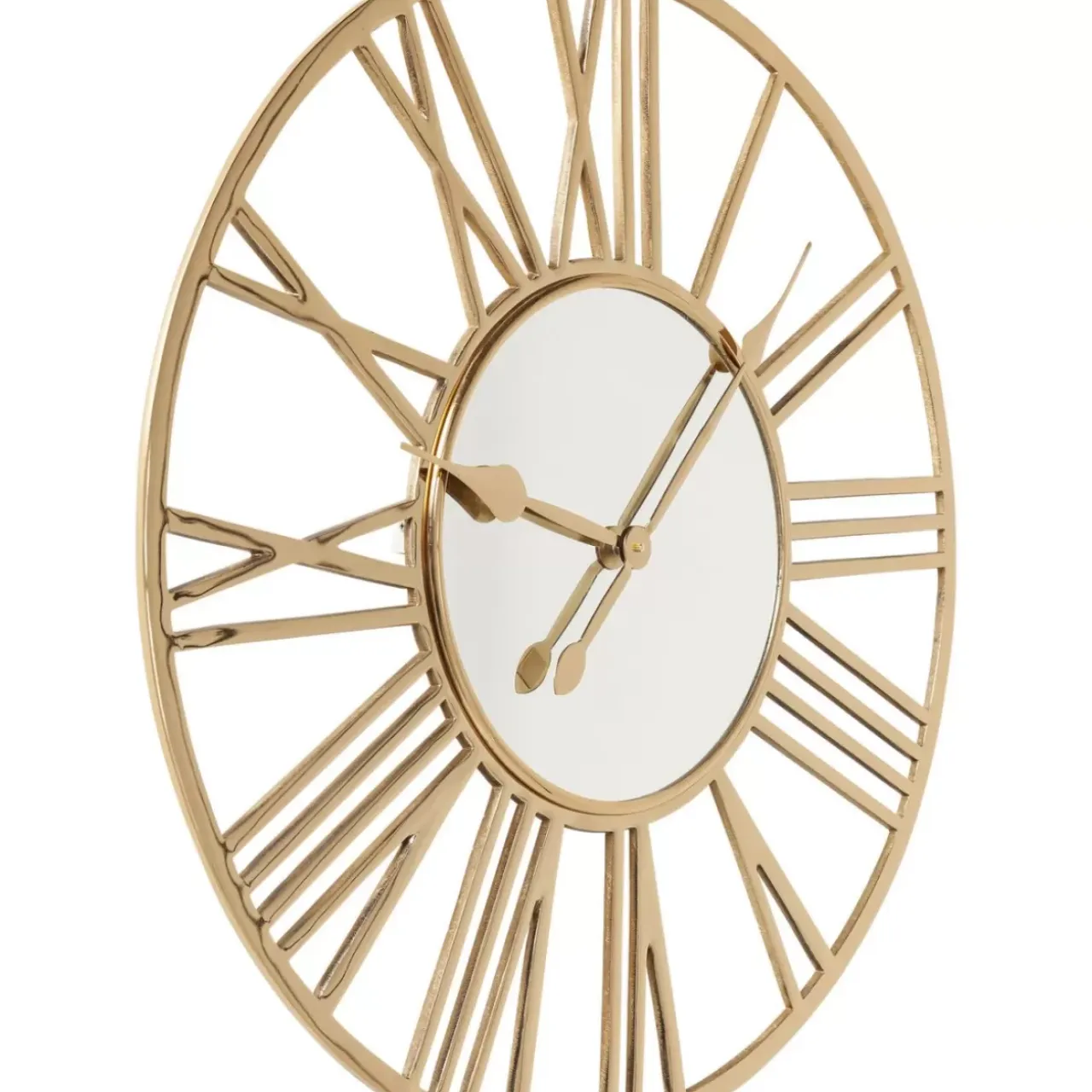 Uhren-KARE Design Wanduhr Giant Gold O80Cm