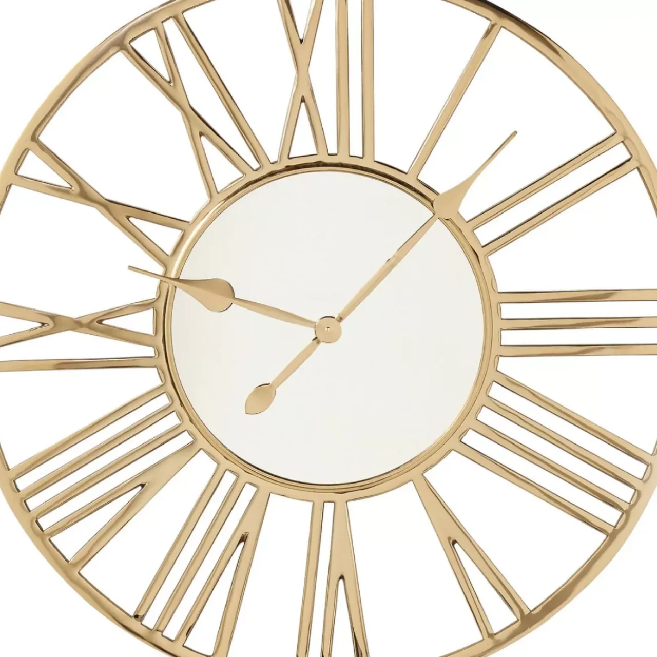 Uhren-KARE Design Wanduhr Giant Gold O80Cm