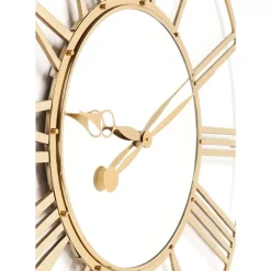 Uhren-KARE Design Wanduhr Giant Gold O120Cm