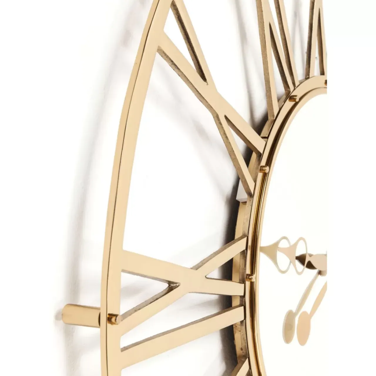 Uhren-KARE Design Wanduhr Giant Gold O120Cm