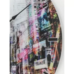 Uhren-KARE Design Wanduhr Glas Times Square O80Cm