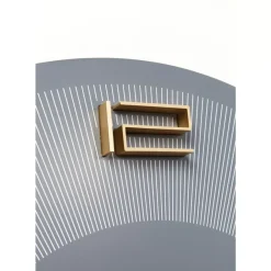 Uhren-KARE Design Wanduhr Leonardo Grau/Gold