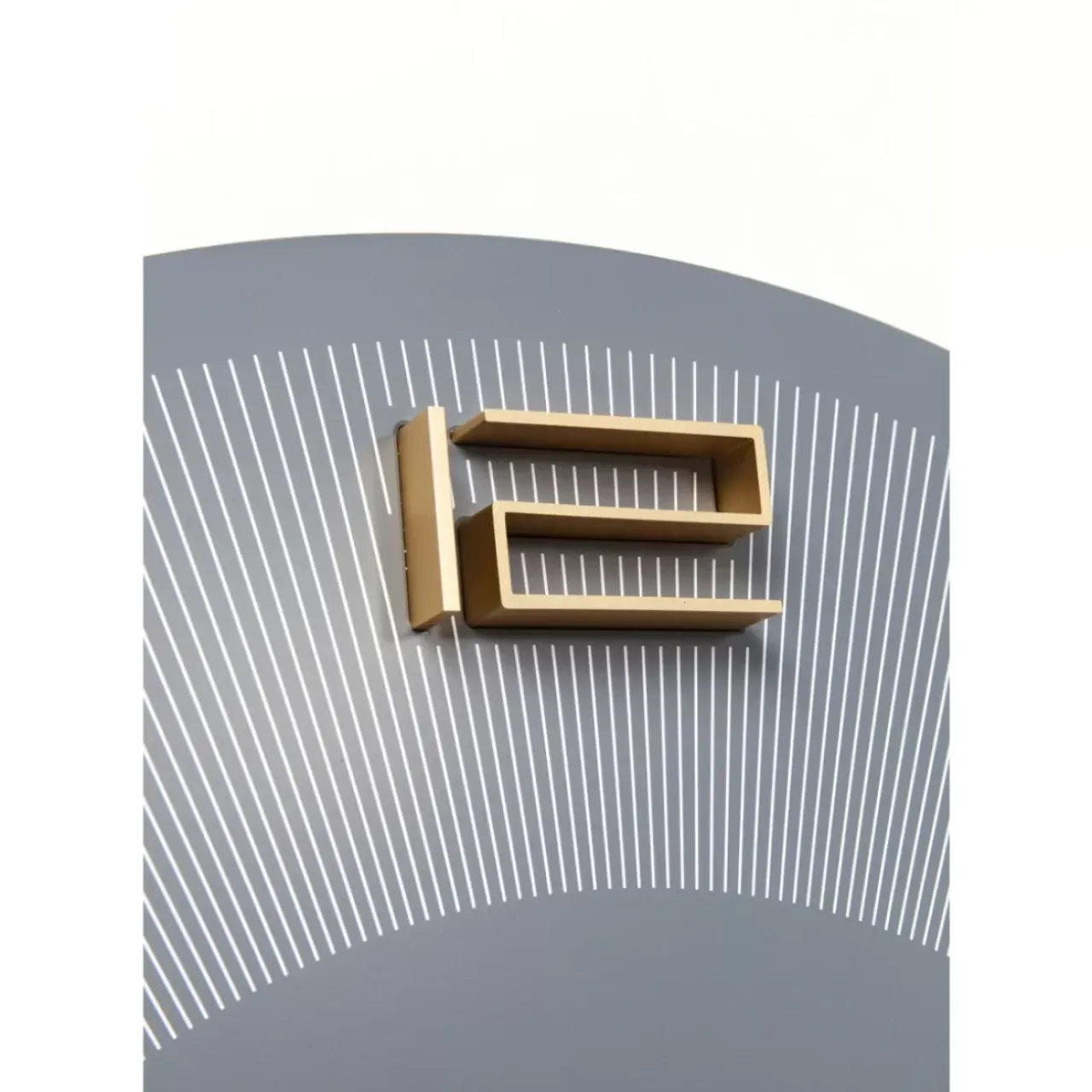 Uhren-KARE Design Wanduhr Leonardo Grau/Gold