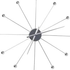 Uhren-KARE Design Wanduhr Like Umbrella Balls Chrome