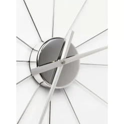 Uhren-KARE Design Wanduhr Like Umbrella Balls Chrome