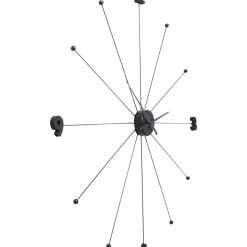 Uhren-KARE Design Wanduhr Like Umbrella Black
