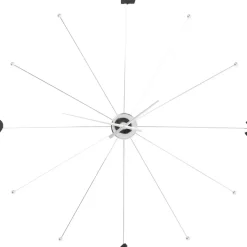 Uhren-KARE Design Wanduhr Like Umbrella Chrome