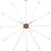 Uhren-KARE Design Wanduhr Like Umbrella Rosegold