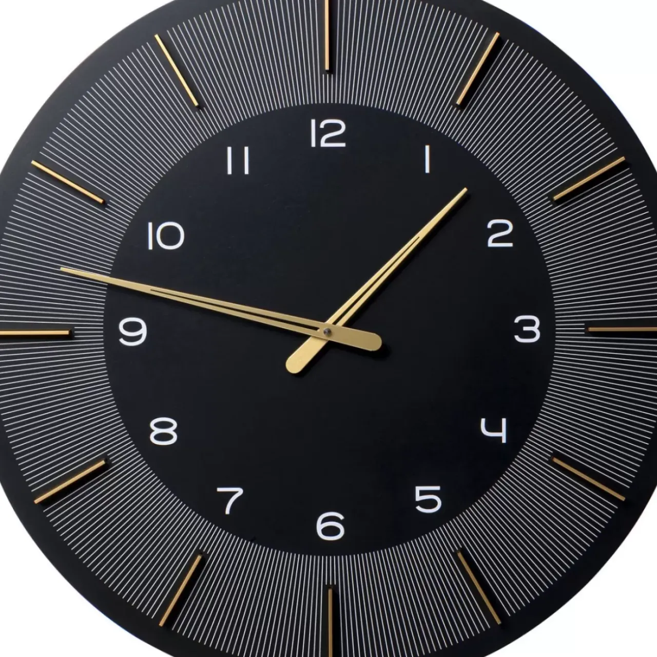 Uhren-KARE Design Wanduhr Lio Schwarz O60