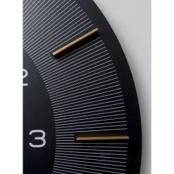 Uhren-KARE Design Wanduhr Lio Schwarz O60