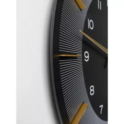 Uhren-KARE Design Wanduhr Lio Schwarz O60
