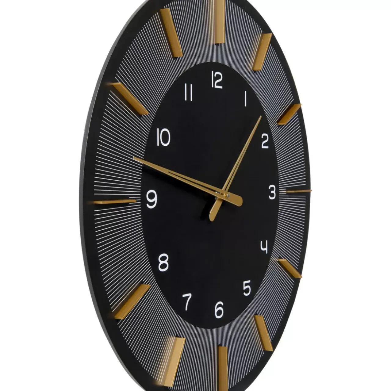 Uhren-KARE Design Wanduhr Lio Schwarz O60
