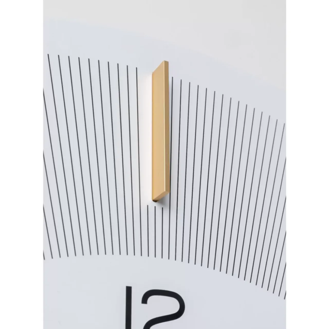 Uhren-KARE Design Wanduhr Lio Weis O60