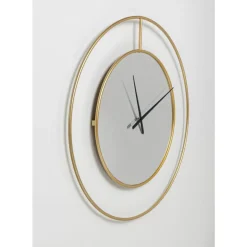 Uhren-KARE Design Wanduhr Magnificent Gold O90Cm