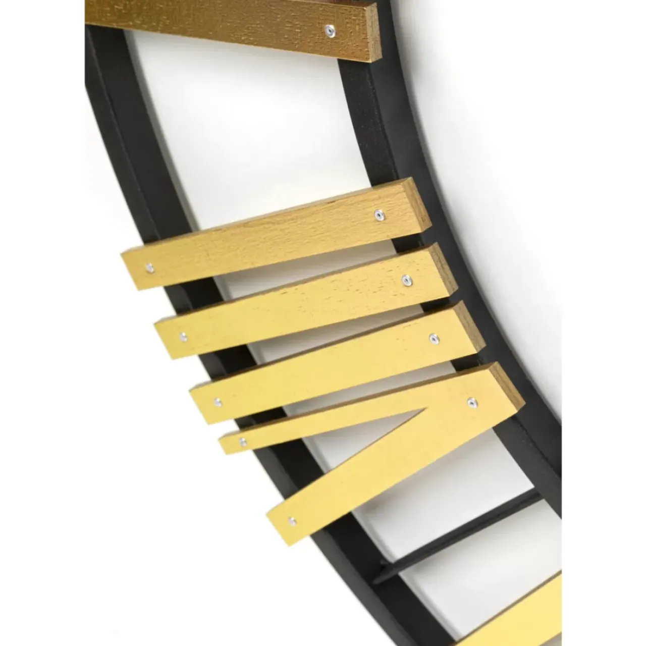 Uhren-KARE Design Wanduhr Nevio Brass O95Cm